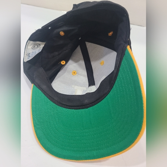 Caterpillar Black and Yellow Hat Cap men's One Size Ajustable - Picture 5 of 5